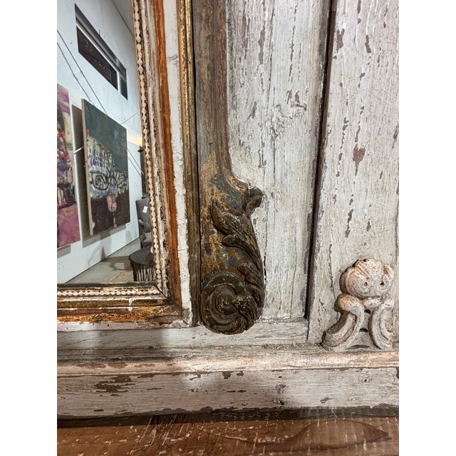 Early 19th Century Antique Trumeau Mirror For Sale - Image 5 of 9