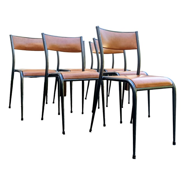 School Chairs from Mullca, 1960s, Set of 6 For Sale