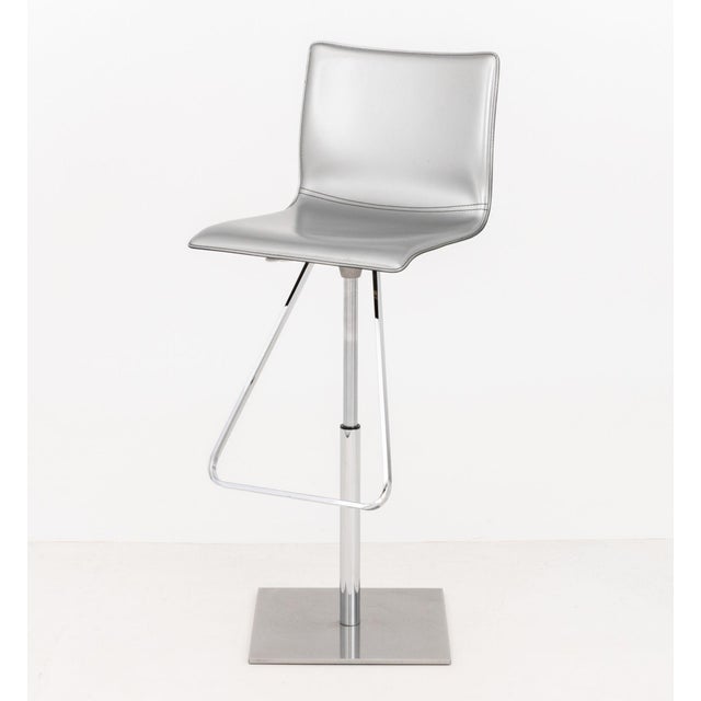 Cattelan Italia "Toto" Adjustable Bar Stools, 6 For Sale In New York - Image 6 of 11