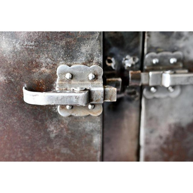 Black Industrial Cabinet by G. Grosjean, 1920s For Sale - Image 8 of 17