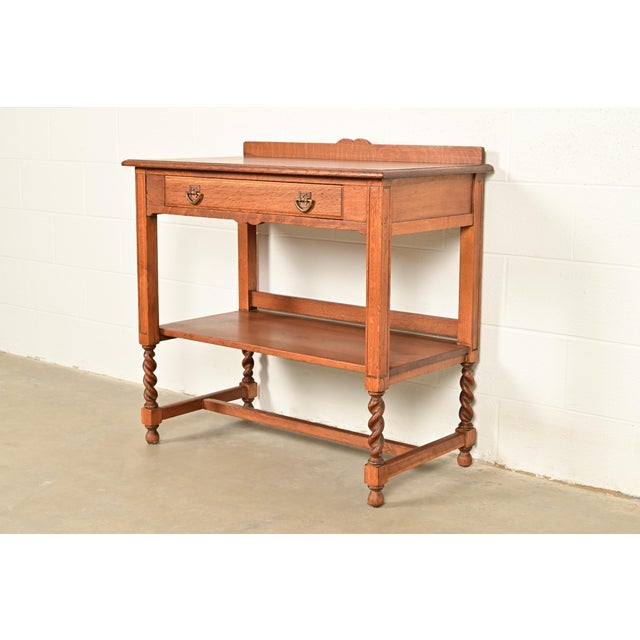 Stickley Brothers Antique Mission Oak Arts & Crafts Buffet Server, Circa 1910 For Sale - Image 13 of 13