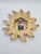 Electrica Sunburst Wall Clock, 1960s For Sale - Image 9 of 11