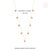 Modern 2.24ct Citrine & Diamond Halo Station Charm Necklace in 14k Yellow Gold For Sale - Image 13 of 18