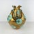 Midcentury Jw Co Hand Painted Gilt Vase For Sale - Image 6 of 12