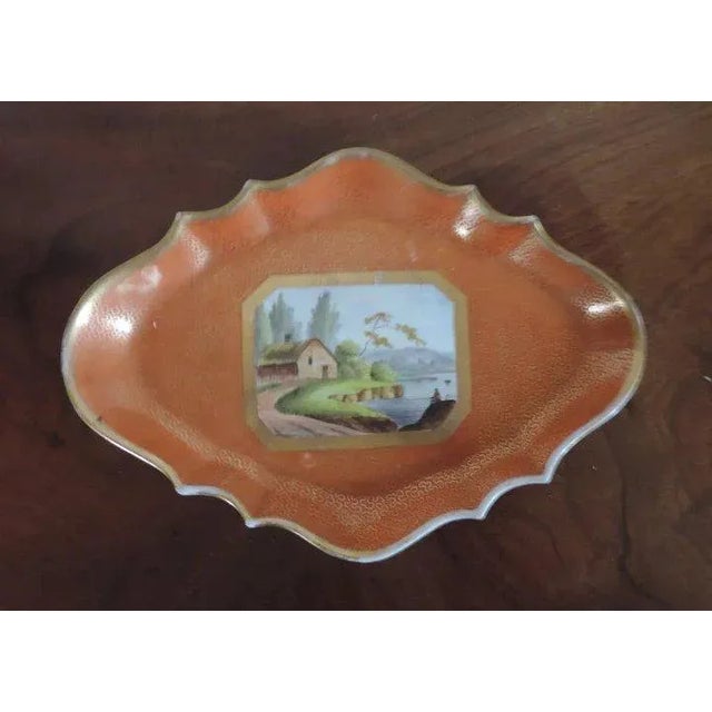 Traditional Early 19th Century Chamberlain's Worcester Porcelain Dish Plate For Sale - Image 3 of 8