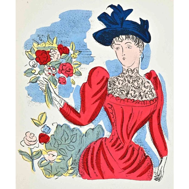 Modern Raoul Dufy, Gardener, 1920s, Lithograph For Sale - Image 3 of 3