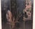 Black Vintage Four-Paneled Chinese Coromandel-Style Room Divider Screen For Sale - Image 8 of 13