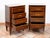 A pair of antique Louis XVI-style nightstands made of polychrome wood, of Lombard origin, dating from the 19th century....