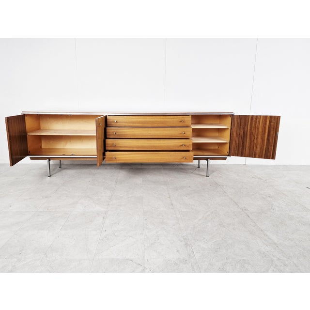 Brown Sideboard by Pieter De Bruyne, 1960s For Sale - Image 8 of 9