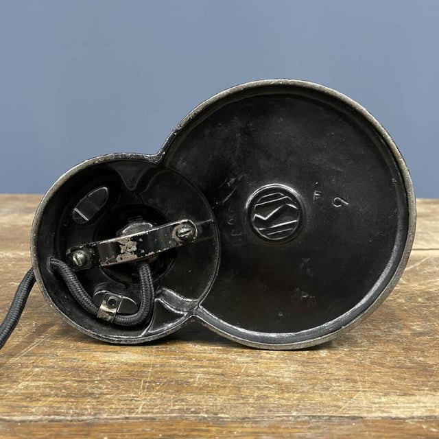 Black Desk Lamp with Enamel Roof from Zirax, 1930s For Sale - Image 18 of 18