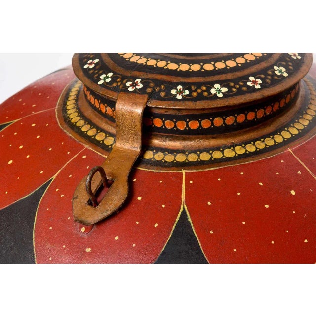 Over-Scaled Anglo Indian Tole Rice Barrel For Sale - Image 4 of 11