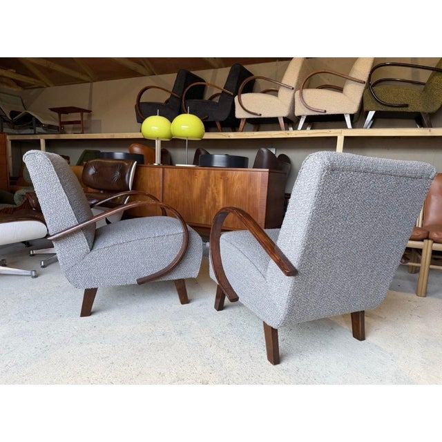 Art Deco Armchairs from Jindrich Halabala, Set of 2 For Sale - Image 10 of 18