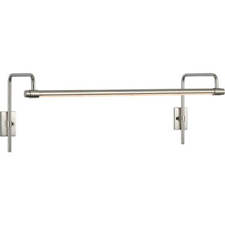 Thomas O'Brien for Visual Comfort Signature Kidd 24" Frame Mount Picture Light in Polished Nickel For Sale