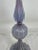 1950s Soft Lavender/ Gold Flecked Venetian Blown Glass Table Lamp For Sale - Image 9 of 12