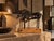 Striking vintage Brutalist-style sculpture featuring an abstract mare and foal crafted from metal. The open-form design is...