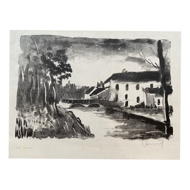 Maurice De Vlaminck, The Mill on the Naze, 1924, Lithograph For Sale
