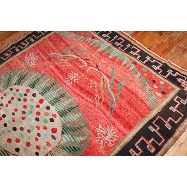 Zabihi Collection Dramatic Antique Anatolian Rug - 6'10" x 9'7" For Sale In New York - Image 6 of 12