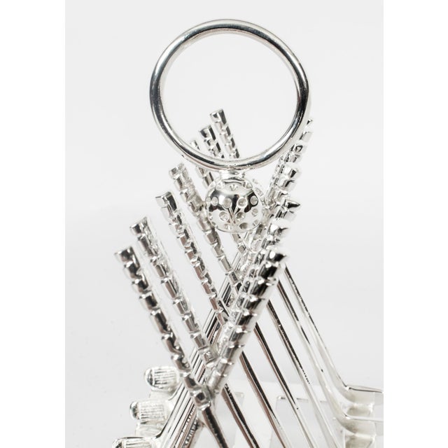1980s Vintage Silver-Plated Toast Rack, 1980s For Sale - Image 5 of 15