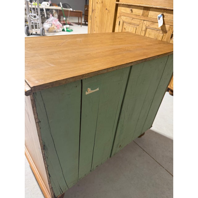 Antique Pine Three Drawers - Chest of Drawers From England For Sale - Image 16 of 18