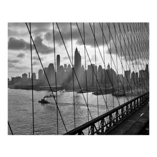 Brooklyn Bridge Tugboat, 1953, Archival Pigment Print, Oversized For Sale