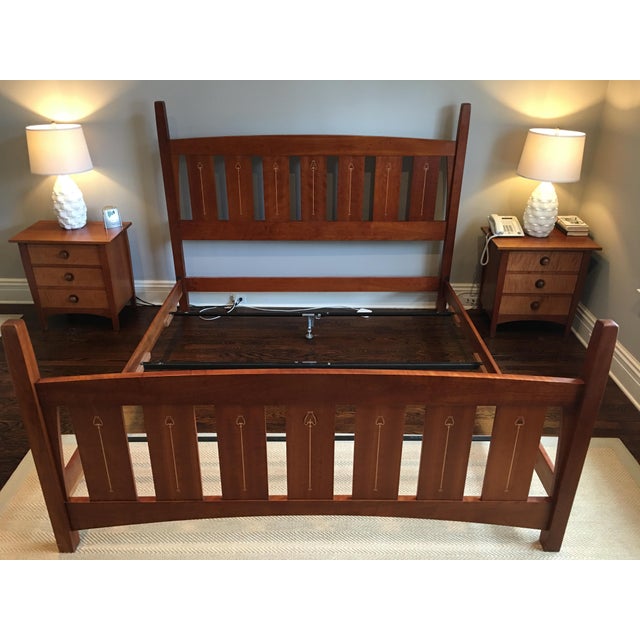 Stickley Harvey Ellis Cherry King Size Bed Chairish