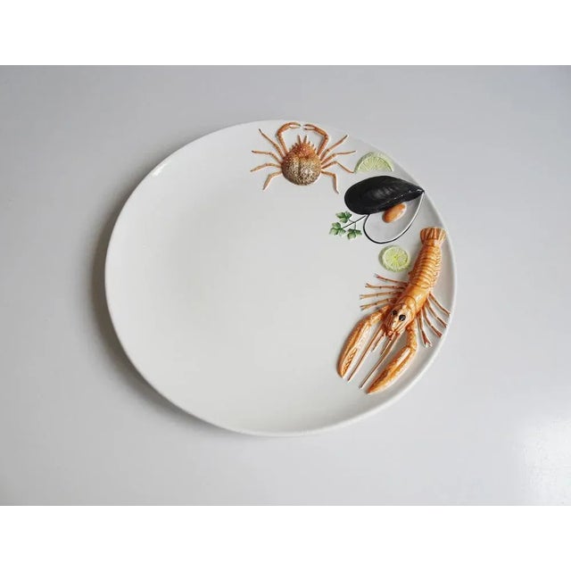 Large Fish Plate, Italy, 1970s For Sale - Image 10 of 11
