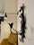French Rococo Black Wrought Iron & Walnut Wood Double Candle Wall Sconce For Sale In Houston - Image 6 of 12