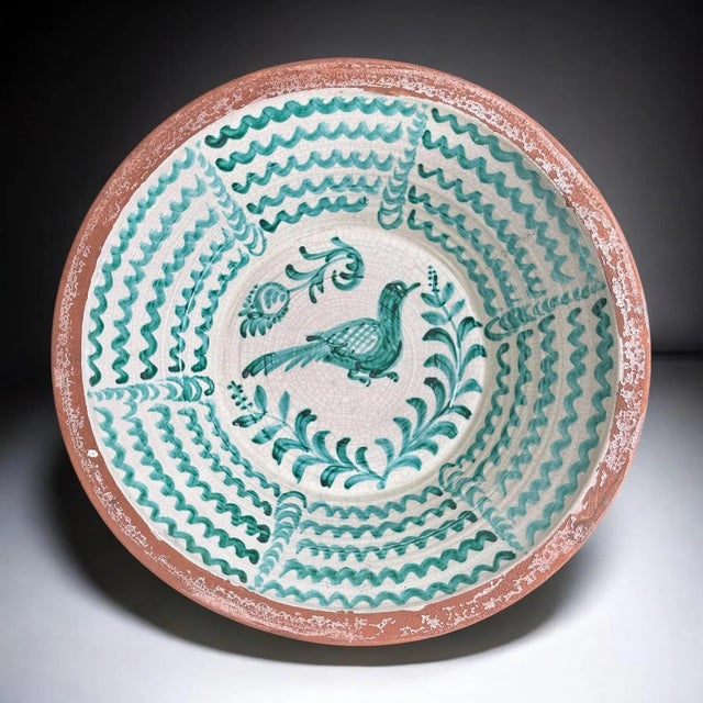 Ceramic Large Spanish Fajalauza Ceramic Lebrillo Bowl For Sale - Image 7 of 7