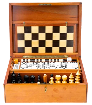 Cherry with Inlay Game Box, 1950s