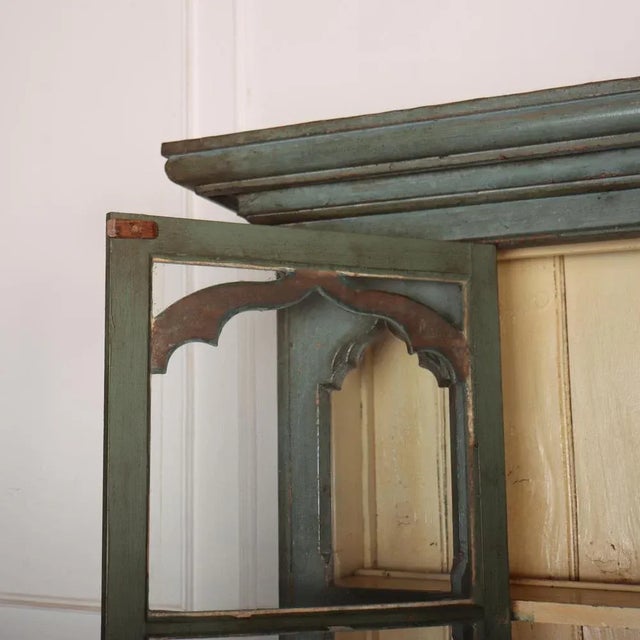 Wood West Country Glazed Dresser For Sale - Image 7 of 11