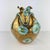 Mid 20th Century Midcentury Jw Co Hand Painted Gilt Vase For Sale - Image 5 of 12