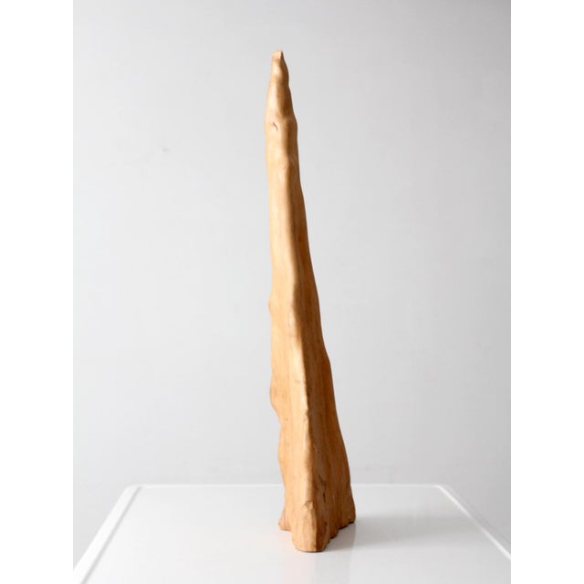 Wood Natural Sculptural Wood Form For Sale - Image 7 of 11
