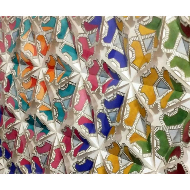 Op Art Untitled, Anne Youkeles MIxed Media Drawing For Sale - Image 3 of 4