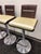 Set of 3 MCM Allermuir "Scoop" Swivel Bar Stools Authentic Made in Uk For Sale In Boston - Image 6 of 12