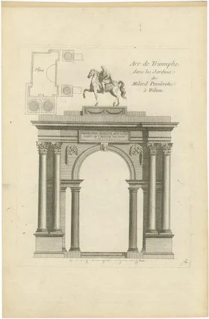 Le Rouge, Triumphal Arch, 1785, Paper