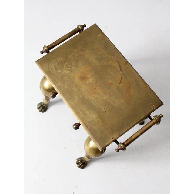 Antique Brass Footman For Sale - Image 4 of 10