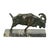 Brown Antique Goat Sculpture in Bronze and Marble, 1920s For Sale - Image 8 of 18
