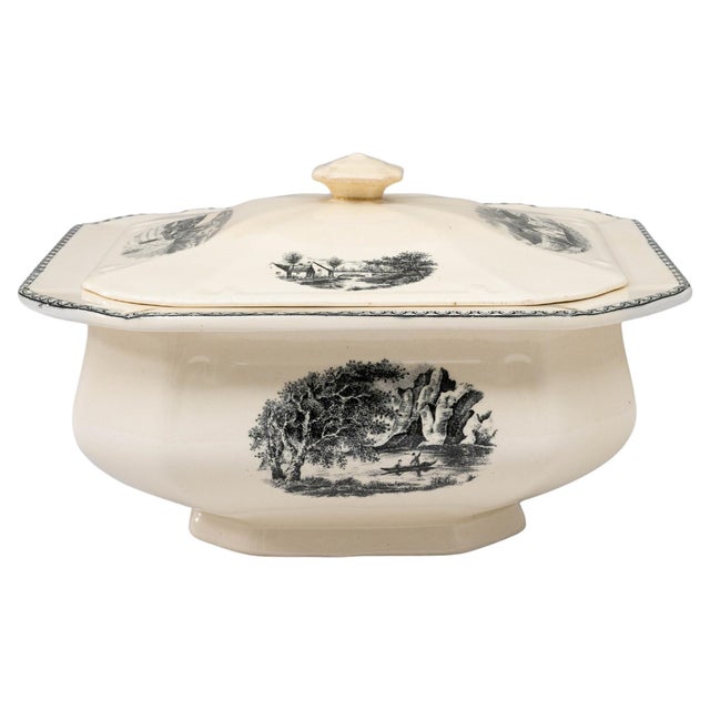 20th Century Dutch Special Edition Porcelain Tureen with Lid For Sale - Image 15 of 18