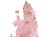 Glass 4" Pink Crystal Glass Tibetan Fortune Double Body Deity Zambala Figure For Sale - Image 7 of 12