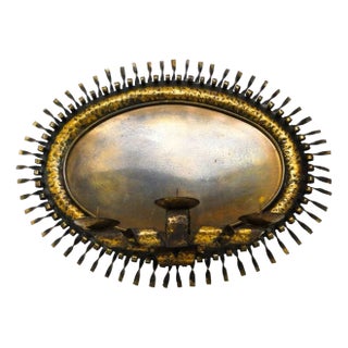 Candle Wall Lamp, Poland, 1960s For Sale