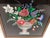 American Folk Art Tinsel Painting Signed S. Veghte.? overall measures 12 inches wide by 12 1/2 inches tall by 1 inch deep....