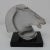 White Rene Lalique Glass 'Longchamp B' Horse Head Mascot For Sale - Image 8 of 13