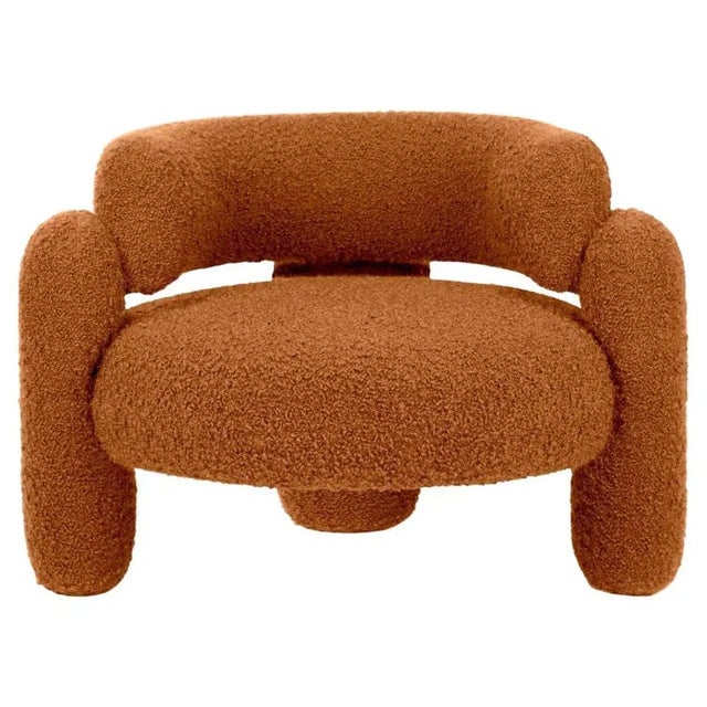 Embrace Cormo Persimmon Armchair by Royal Stranger For Sale - Image 10 of 10