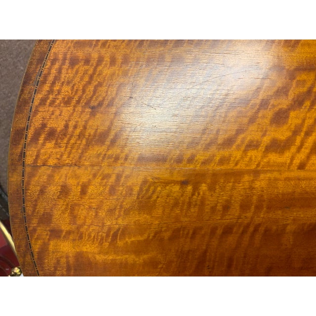 Early 20th Century Satinwood English Edwardian Table For Sale In New York - Image 6 of 15
