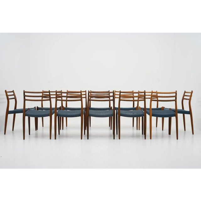 Mid-Century Modern Mid-Century Scandinavian Dining Chairs Model Darby attributed to Torbjørn Afdal, 1960s, Set of 12 For Sale - Image 3 of 11