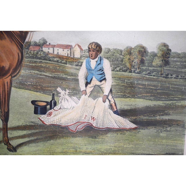 Barefoot, the Winner of the Great St. Leger at Doncaster 1823 Aquatint by John Frederick Herring SNR For Sale In New York - Image 6 of 7