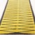 Mid 20th Century Doris Leslie Blau Vibrant Vintage Swedish Pile Rug in Yellow and Charcoal For Sale - Image 5 of 9
