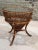 Wood Style of Franco Albini Rattan Fishing Basket Side/End Table, 1960 For Sale - Image 7 of 7