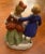 1940s 1940s Romantic Renaissance Style Couple in Embrace Porcelain Figures From Occupied Japan For Sale - Image 5 of 11