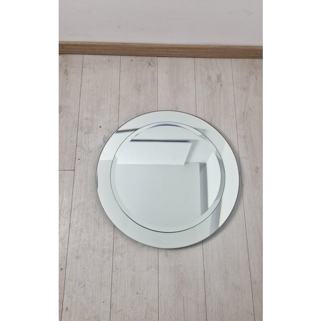 Mirror Turin Three Glasses from Cristal Art , 1970s, in Very Good conditions. Designed 1960 to 1969 I have official proof...